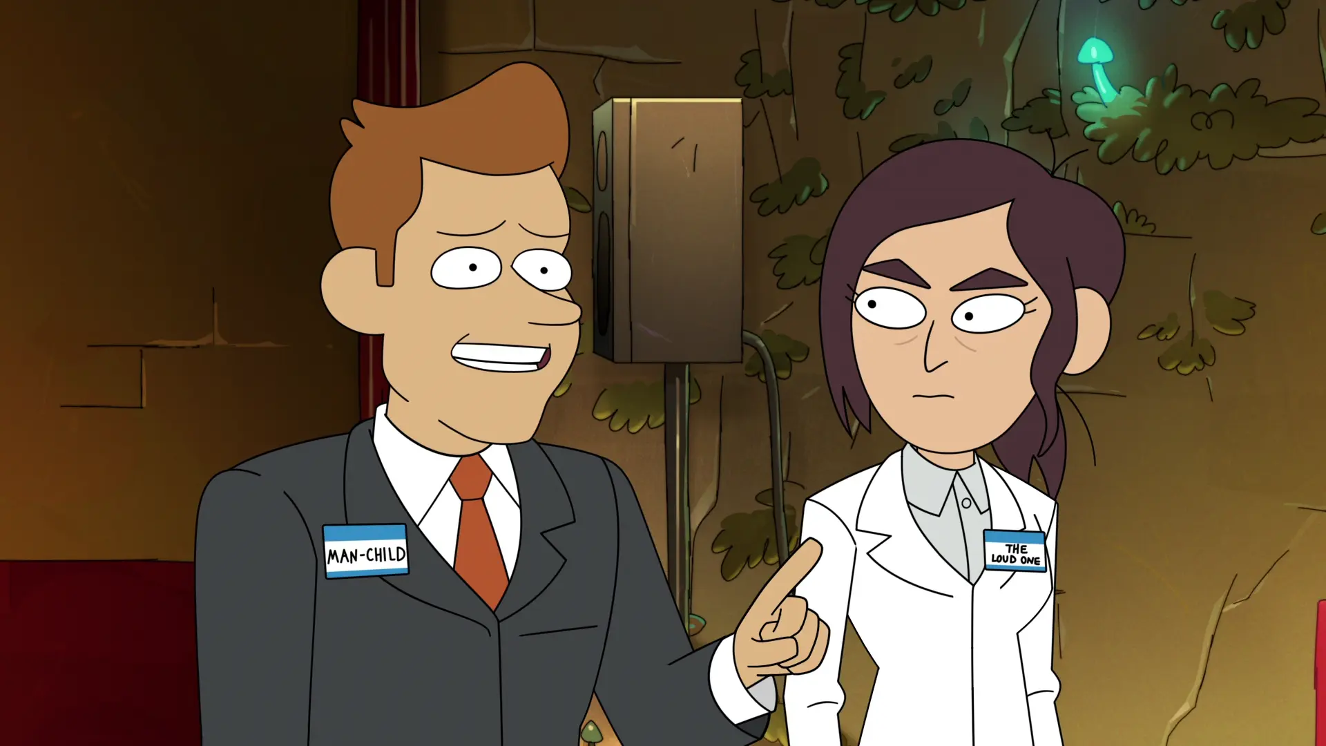 Рэйган і Міка на сустрэчы выпускнікоў